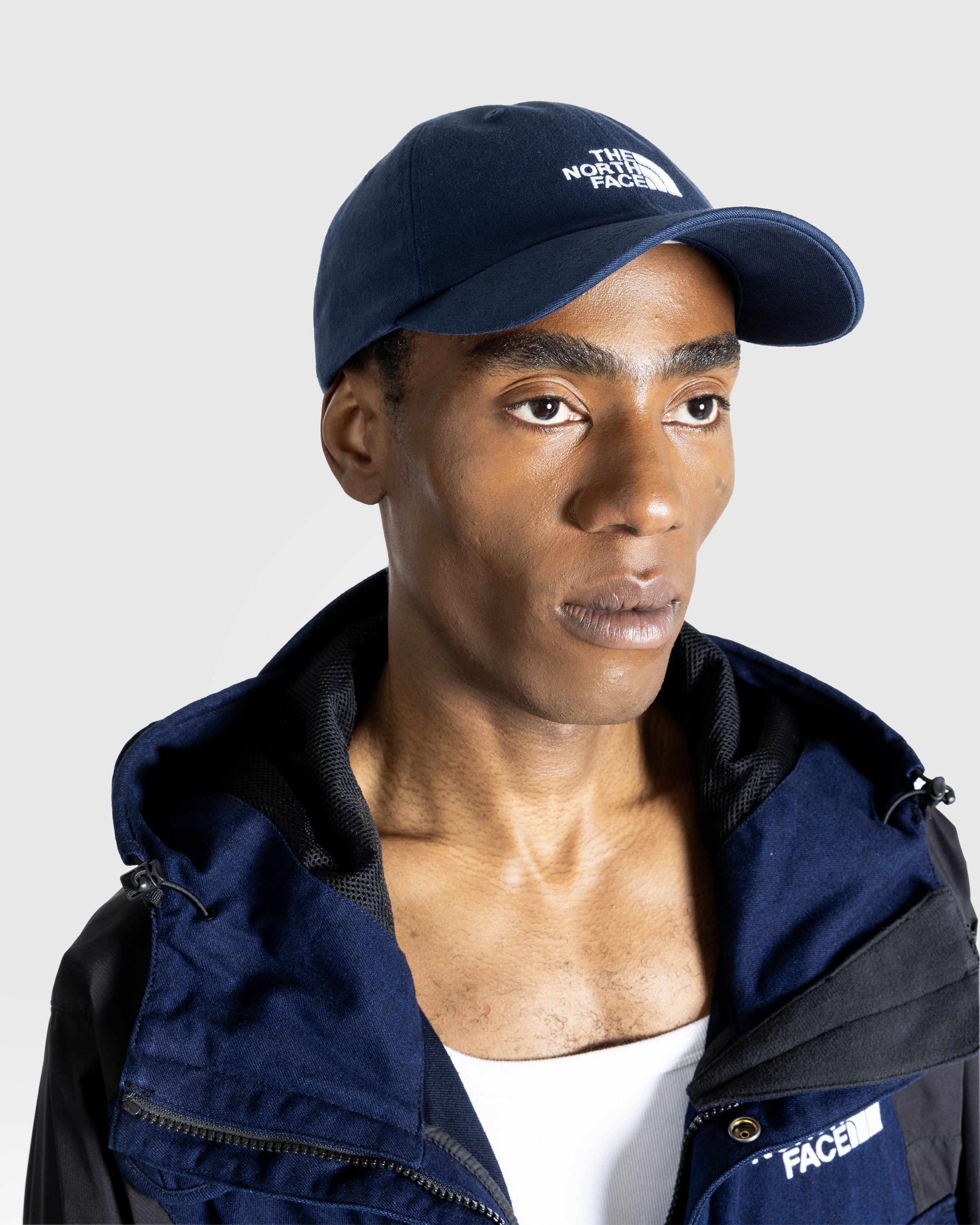 Navy north face store hat